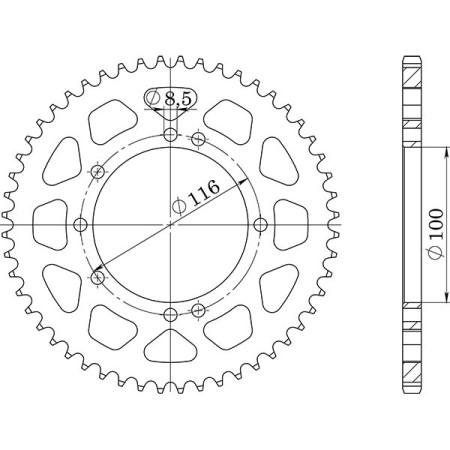541710448.jpg CORONA IN ALLUMINIO P420 - Z48 (DIS.17104)