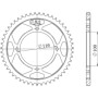 541710549.jpg CORONA IN ALLUMINIO P428 - Z52 (DIS.17105)
