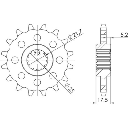 542040515.jpg PIGNONE P525 - Z15 (DIS.20405)