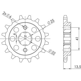 542050615.jpg PIGNONE P525 - Z16 (DIS.20506)