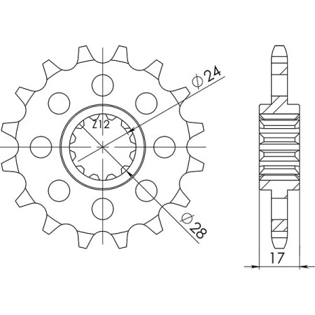 542051515.jpg PIGNONE P525 - Z15 (DIS.20515)
