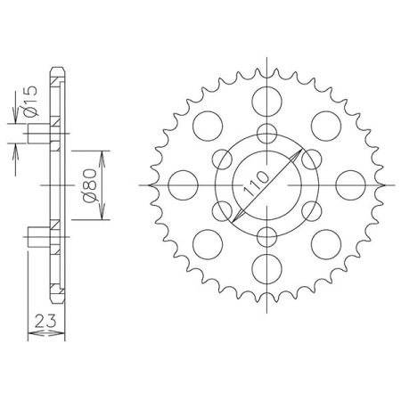 543520036.jpg CORONA IN ACCIAIO P520 - Z38 (DIS.35200)