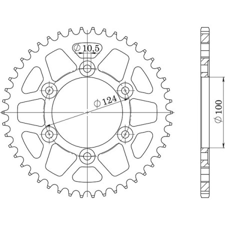 545060236.jpg CORONA IN ACCIAIO P520 - Z44 (DIS.50602)