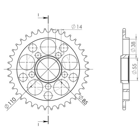 545060536.jpg CORONA IN ACCIAIO P525 - Z42 (DIS.50605)