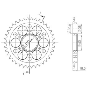 545080138.jpg CORONA IN ACCIAIO P525 - Z38 (DIS.50801)