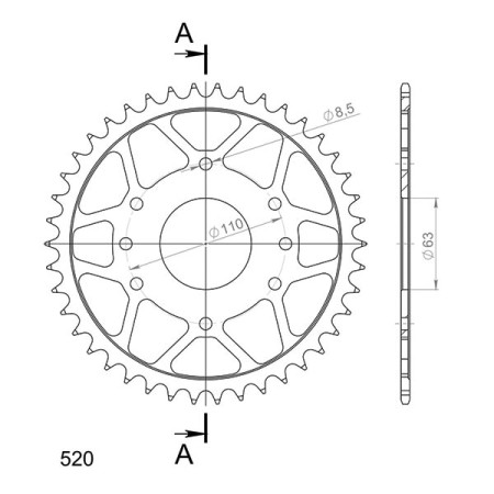 547120242.jpg CORONA IN ACCIAIO P520 - Z45 (DIS.71202)