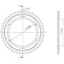 548760142.jpg CORONA IN ALLUMINIO P530 - Z42 (DIS.87601)