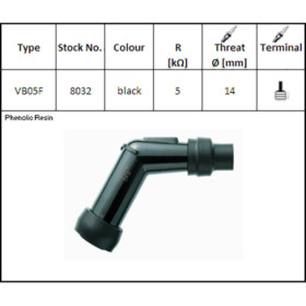 598032.jpg ATTACCO CANDELA NGK VB05F