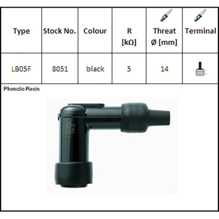 598051.jpg ATTACCO CANDELA NGK LB05F