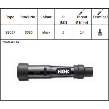598080.jpg ATTACCO CANDELA NGK SB05F