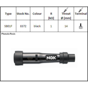 598372.jpg ATTACCO CANDELA NGK SB01F