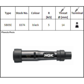 598374.jpg ATTACCO CANDELA NGK SB05E