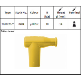 598404.jpg ATTACCO CANDELA GIALLO NGK TB10EM-Y
