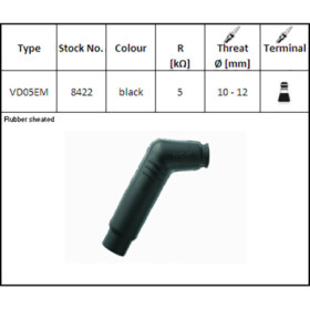 ATTACCO CANDELA NGK VD05EM 598422.jpg ATTACCO CANDELA NGK VD05EM