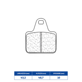 Pastiglie freno cl brakes 1075xbk5 641075XBK5.jpg Pastiglie freno cl brakes 1075xbk5