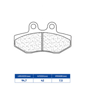 641146XBK5_01.jpg **NUOVO** PASTIGLIE FRENO CL BRAKES 1146XBK5