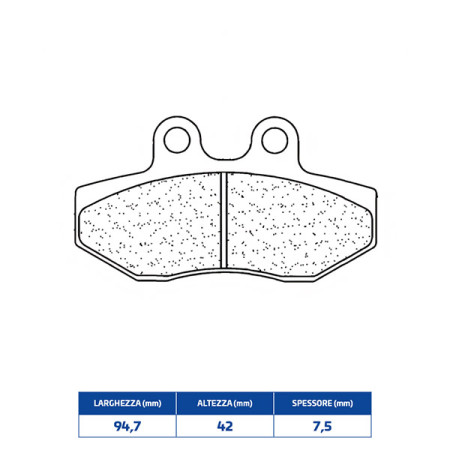 641146XBK5_01.jpg **NUOVO** PASTIGLIE FRENO CL BRAKES 1146XBK5