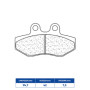 641146XBK5_01.jpg **NUOVO** PASTIGLIE FRENO CL BRAKES 1146XBK5