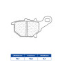 641152X59_01.jpg PASTIGLIE FRENO POSTERIORE CL BRAKES 1152X59