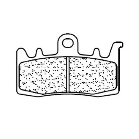 641232A3+.jpg PASTIGLIE FRENO ANTERIORE CL BRAKES 1232A3+