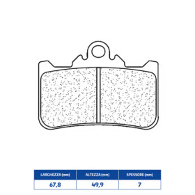 Pastiglie freno cl brakes 1276a3+ 641276A3+.jpg Pastiglie freno cl brakes 1276a3+