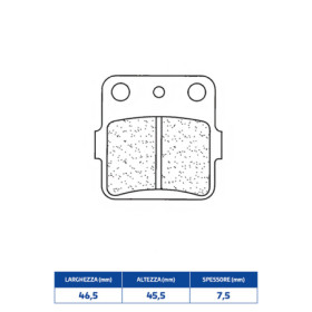 Pastiglie freno cl brakes 2328mx10 642328MX10.jpg Pastiglie freno cl brakes 2328mx10