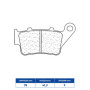 642353RX3_2.jpg PASTIGLIE FRENO POSTERIORE CL BRAKES 2353RX3