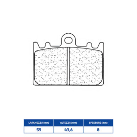 Pastiglie freno anteriore cl brakes 2363a3+ 642363A3+.jpg Pastiglie freno anteriore cl brakes 2363a3+