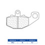 642381RX3_2.jpg PASTIGLIE FRENO POSTERIORE CL BRAKES 2381RX3