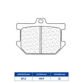 **NUOVO** PASTIGLIE FRENO ANTERIORE CL BRAKES 2847A3+ 642847A3+.jpg **NUOVO** PASTIGLIE FRENO ANTERIORE CL BRAKES 2847A3+