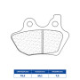 642958RX3.jpg PASTIGLIE FRENO POSTERIORE CL BRAKES 2958RX3