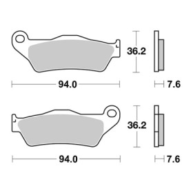 PASTIGLIE FRENO SBS 151HM 656151HM.jpg PASTIGLIE FRENO SBS 151HM
