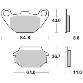 PASTIGLIE FRENO SBS 154HF 6561540_01.jpg PASTIGLIE FRENO SBS 154HF