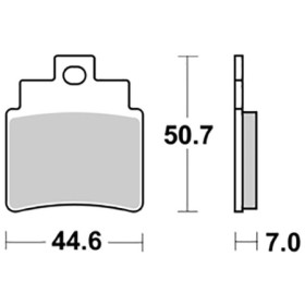 656171HM.jpg SET 4 PASTIGLIE FRENO SBS 171H