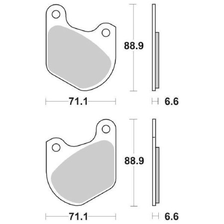 6565431.jpg PASTIGLIE FRENO POSTERIORE SBS 543LF