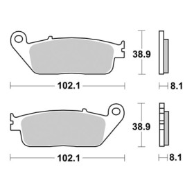 PASTIGLIE FRENO ANTERIORE SBS 627SP 656627SP_01.jpg PASTIGLIE FRENO ANTERIORE SBS 627SP