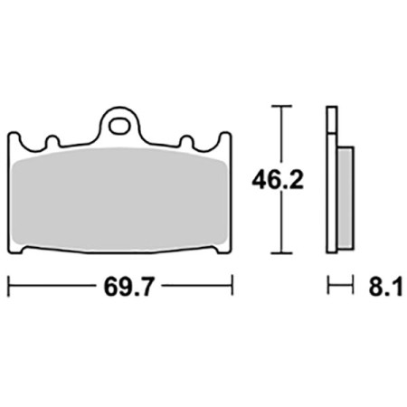 656631SP_01.jpg PASTIGLIE FRENO ANTERIORE SBS 631SP