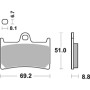 656634SP.jpg PASTIGLIE FRENO ANTERIORE RACING SBS 634RST
