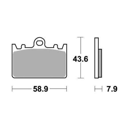 656666RST.jpg PASTIGLIE FRENO ANTERIORE RACING SBS 666RST