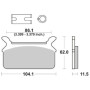6566681.jpg PASTIGLIE FRENO POSTERIORE SBS 668LF