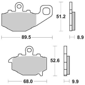 PASTIGLIE FRENO ANTERIORE RACING SBS 687DC 6566879.jpg PASTIGLIE FRENO ANTERIORE RACING SBS 687DC