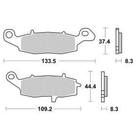 656705SP_01.jpg PASTIGLIE FRENO ANTERIORE SBS 705SP