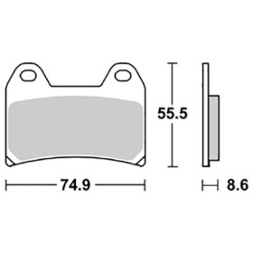 656706SP_01.jpg PASTIGLIE FRENO ANTERIORE SBS 706SP