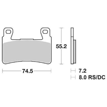 6567345_01.jpg PASTIGLIE FRENO ANTERIORE SBS 734HS