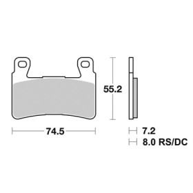 656734SP_01.jpg PASTIGLIE FRENO ANTERIORE SBS 734SP