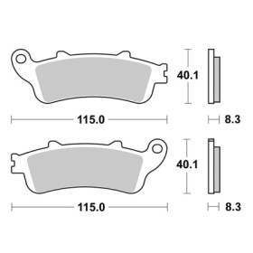 656735SP_01.jpg PASTIGLIE FRENO ANTERIORE SBS 735SP