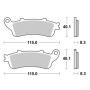 656735SP_01.jpg PASTIGLIE FRENO ANTERIORE SBS 735SP