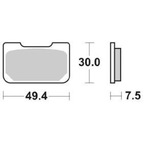 6567592_01.jpg PASTIGLIE FRENO POSTERIORE RACING SBS 759RQ