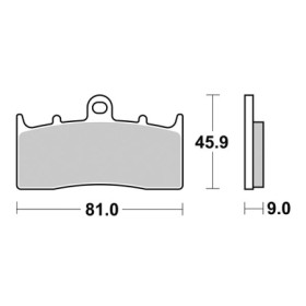 656778SP_01.jpg PASTIGLIE FRENO ANTERIORE SBS 778SP