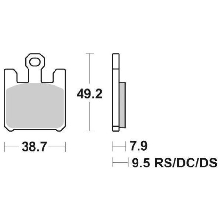 MARSRV03SISTEMIIMGSGR6567888.jpg SET 4PZ.PAST.FRENO ANT.RACING RS ZX6R 03
